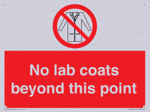 No lab coats beyond this point
